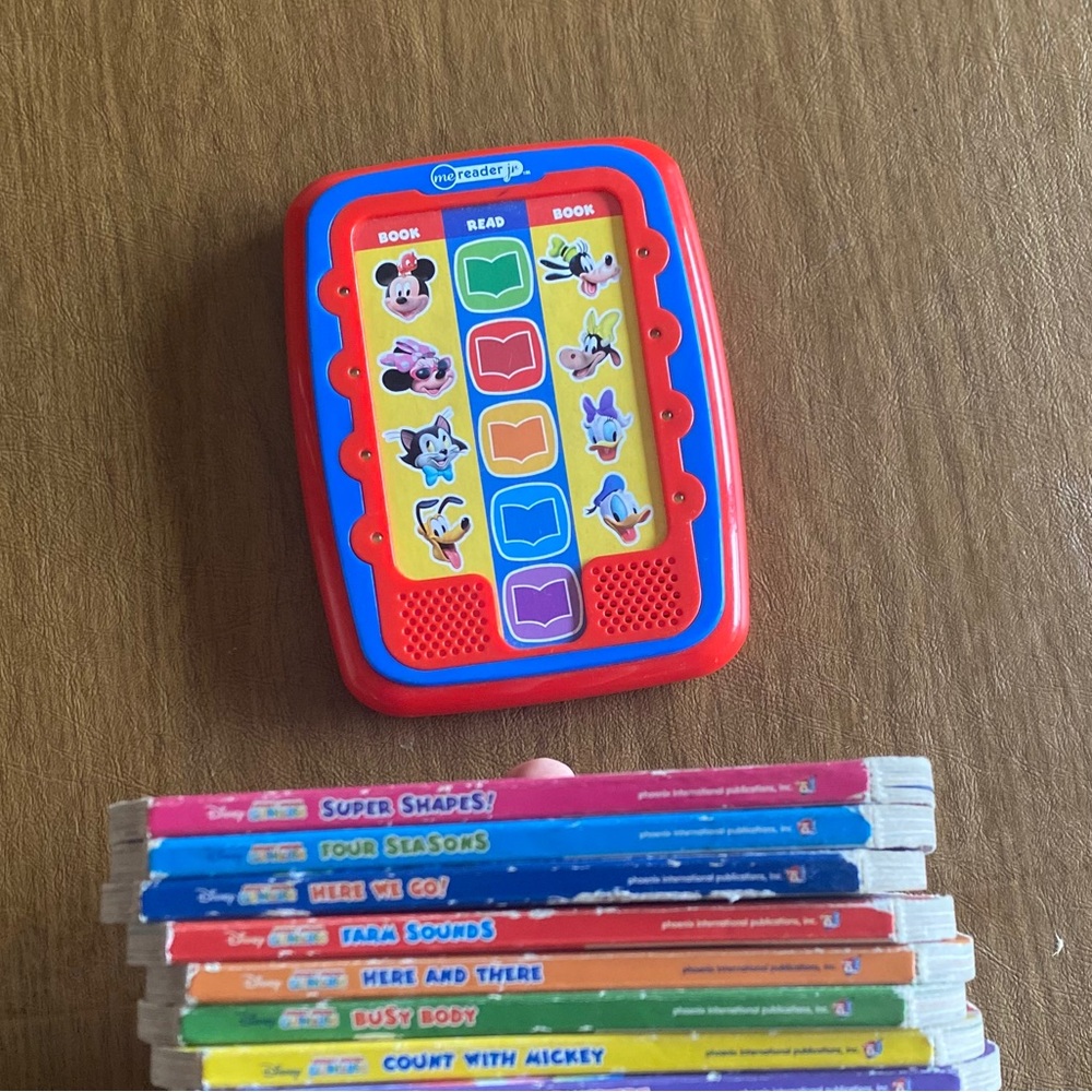Disney Mickey Mouse Audiovisual Learning Toy with Colorful Board Books